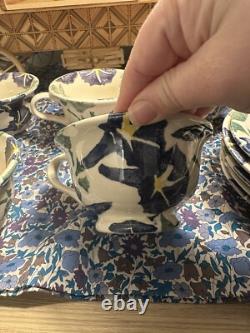 Ensemble Vintage de 11 Pièces Morning Glory d'Emma Bridgewater : Cafetière, Tasses à Thé, Soucoupes