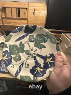 Ensemble Vintage de 11 Pièces Morning Glory d'Emma Bridgewater : Cafetière, Tasses à Thé, Soucoupes