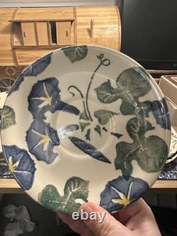 Ensemble Vintage de 11 Pièces Morning Glory d'Emma Bridgewater : Cafetière, Tasses à Thé, Soucoupes