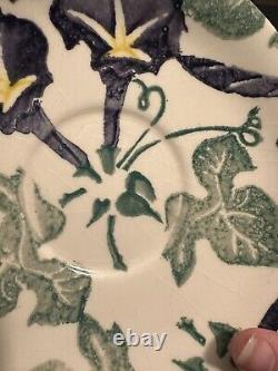 Ensemble Vintage de 11 Pièces Morning Glory d'Emma Bridgewater : Cafetière, Tasses à Thé, Soucoupes