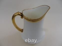 Ensemble à café Cauldon vintage design clé grecque 9 tasses et sous-tasses cruches à lait et à crème