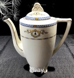 Ensemble à café en porcelaine d'os Vintage J & G Meakin, vers 1920. Fabriqué en Angleterre. Très rare.