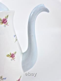 Ensemble à café en porcelaine fine Shelley vintage de 13 pièces avec motif floral chintz, fabriqué en Angleterre, en très bon état.