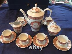 Ensemble à café en porcelaine vintage or T. Limoges