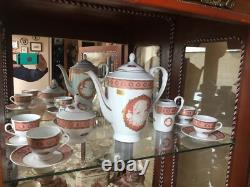 Ensemble à café en porcelaine vintage or T. Limoges