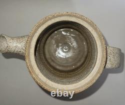 Ensemble à café en poterie vintage rétro des années 1970, 15 pièces, fait main, poterie artistique