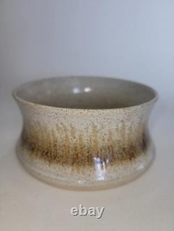 Ensemble à café en poterie vintage rétro des années 1970, 15 pièces, fait main, poterie artistique
