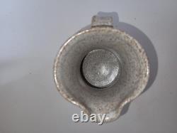 Ensemble à café en poterie vintage rétro des années 1970, 15 pièces, fait main, poterie artistique