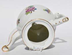 Ensemble à café vintage Herend ETON pour 4, cafetière, 4 duos de demitasse/mocha #711