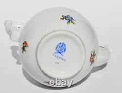 Ensemble à café vintage Herend ETON pour 4, cafetière, 4 duos de demitasse/mocha #711