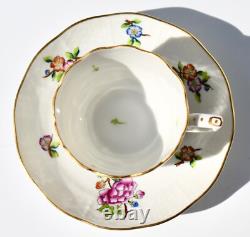 Ensemble à café vintage Herend ETON pour 4, cafetière, 4 duos de demitasse/mocha #711 Ensemble à café vintage Herend ETON pour 4, cafetière, 4 duos de demitasse/mocha #711