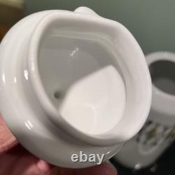 Ensemble à café vintage Rorstrand Suède Curtis jaune et noir des années 50