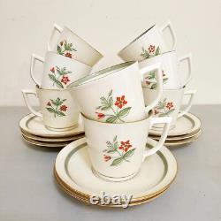 Ensemble à café vintage Royal Copenhagen Fensmark milieu du siècle vers 1947