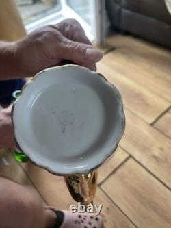 Ensemble à café vintage en porcelaine nacrée