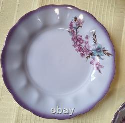 Ensemble à café vintage russe ukrainien ? Beau design lilas violet