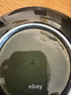 Ensemble café/thé vintage Sylvac émaillé vert avec pot à lait et 4 tasses et soucoupes VGC