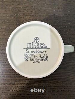 Ensemble café vintage Mikasa Stonekraft Sahara 24 pièces