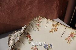 Ensemble céramique Sarreguemines LOUIS XV pour 6 en grès français Art Nouveau