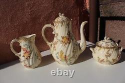 Ensemble céramique Sarreguemines LOUIS XV pour 6 en grès français Art Nouveau
