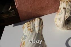 Ensemble céramique Sarreguemines LOUIS XV pour 6 en grès français Art Nouveau