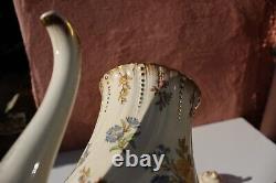 Ensemble céramique Sarreguemines LOUIS XV pour 6 en grès français Art Nouveau