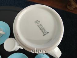 Ensemble complet de café vintage J&G Meakin Studio 'Aztec' pour six personnes. Livraison gratuite.