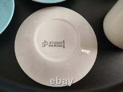 Ensemble complet de café vintage J&G Meakin Studio 'Aztec' pour six personnes. Livraison gratuite.