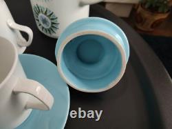 Ensemble complet de café vintage J&G Meakin Studio 'Aztec' pour six personnes. Livraison gratuite.