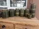Ensemble De 12 Bo&icirc;tes De Rangement Vintage Hornsea Heirloom Vertes Pour Th&eacute;, Caf&eacute; Et Sucre