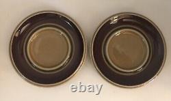 Ensemble de 2 tasses et soucoupes de thé/café vintage ARABIA DE FINLANDE Otso Ulla Procope