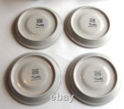 Ensemble de 4 tasses à café et sous-tasses Arabia Finland Vintage Taika