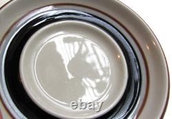 Ensemble de 4 tasses à café et sous-tasses Arabia Finland Vintage Taika