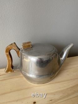 Ensemble de 5 pièces de thé et café Retro Picquot, pot à sucre, crémier, plateau, vintage