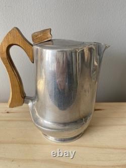 Ensemble de 5 pièces de thé et café Retro Picquot, pot à sucre, crémier, plateau, vintage