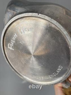 Ensemble de 5 pièces de thé et café Retro Picquot, pot à sucre, crémier, plateau, vintage