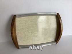 Ensemble de 5 pièces en Picquot Ware vintage : thé, café, plateau + lait et sucre fabriqué en Angleterre