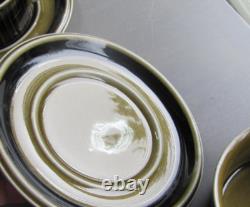 Ensemble de 5 tasses à café et soucoupes Arabia Kosmos Vintage des années 1960