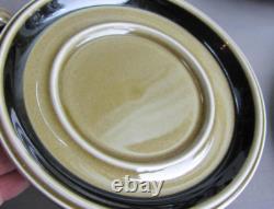 Ensemble de 5 tasses à café et soucoupes Arabia Kosmos Vintage des années 1960