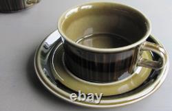 Ensemble de 5 tasses à café et soucoupes Arabia Kosmos Vintage des années 1960