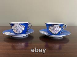 Ensemble de 6 tasses à café/thé vintage en demi-tasse pour expresso et turc Ensemble de 6 tasses à café/thé vintage en demi-tasse pour expresso et turc