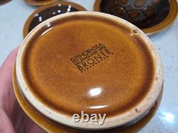 Ensemble de biscuits à thé Hornsea Bronte Suga Coffee vintage rétro des années 70