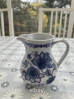 Ensemble de café Adams BLUE BUTTERFLY en grès anglais (Groupe Wedgwood)