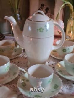 Ensemble de café Art Déco Burleighware vintage