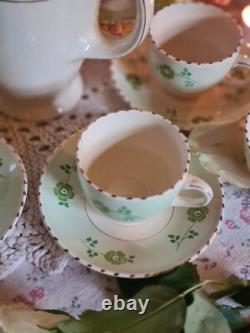 Ensemble de café Art Déco Burleighware vintage