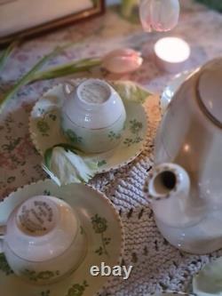 Ensemble de café Art Déco Burleighware vintage