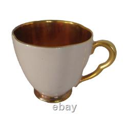 Ensemble de café Art Déco Vintage Carlton Ware 'Rita' 15 pièces en rose blush et doré