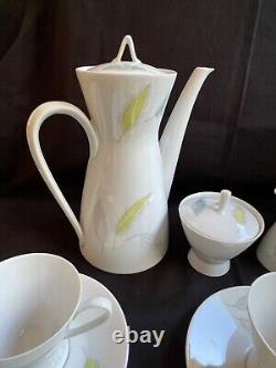 Ensemble de café Bunte Blatter Form 2000 de Rosenthal Raymond Loewy vintage
