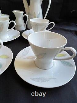 Ensemble de café Bunte Blatter Form 2000 de Rosenthal Raymond Loewy vintage