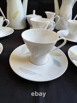 Ensemble de café Bunte Blatter Form 2000 de Rosenthal Raymond Loewy vintage
