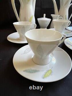 Ensemble de café Bunte Blatter Form 2000 de Rosenthal Raymond Loewy vintage